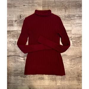 Burgundy Knit Sweater